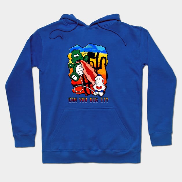 Dig Dug Hoodie by sapanaentertainment